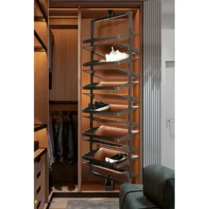 High-end 360-degree Revolving Shoe Rack