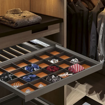 Closet Pull Out Drawer Tray with Organizer